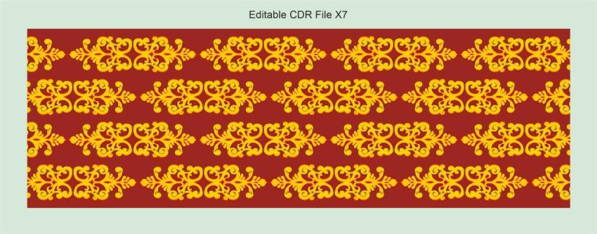 Border vector floral design maroon background