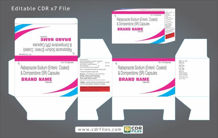 Rabeprozole Sodium (Enteric Coated) & Domperidone (SR) Capsules