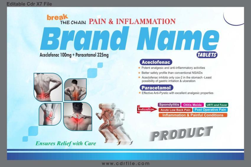 Aceclofenac 100mg Paracetamol 325mg