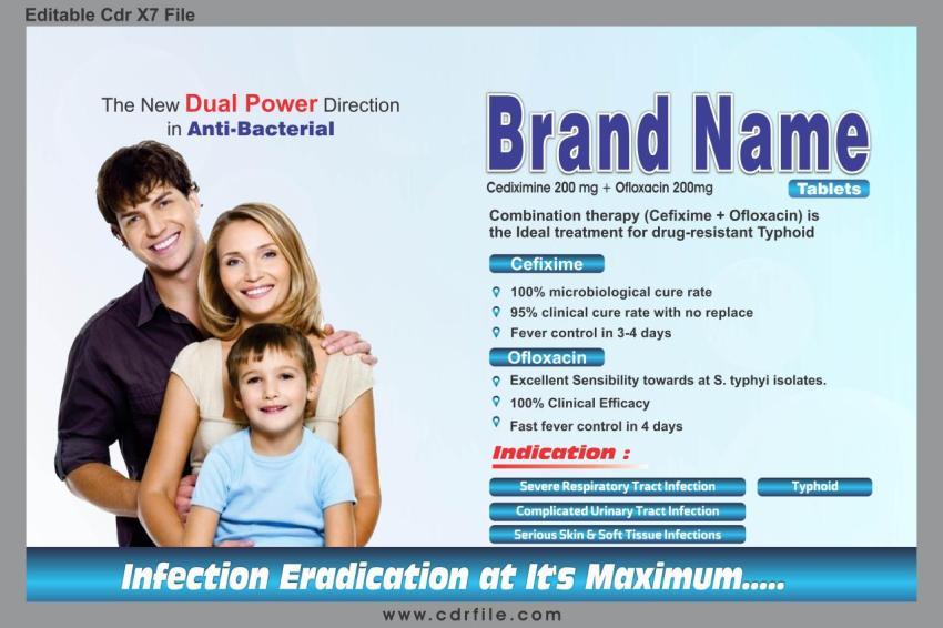 Cediximine 200 mg Ofloxacin 200mg