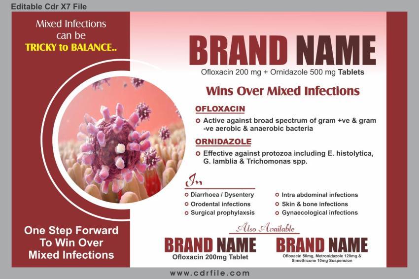 Ofloxacin 200 mg Ornidazole 500 mg