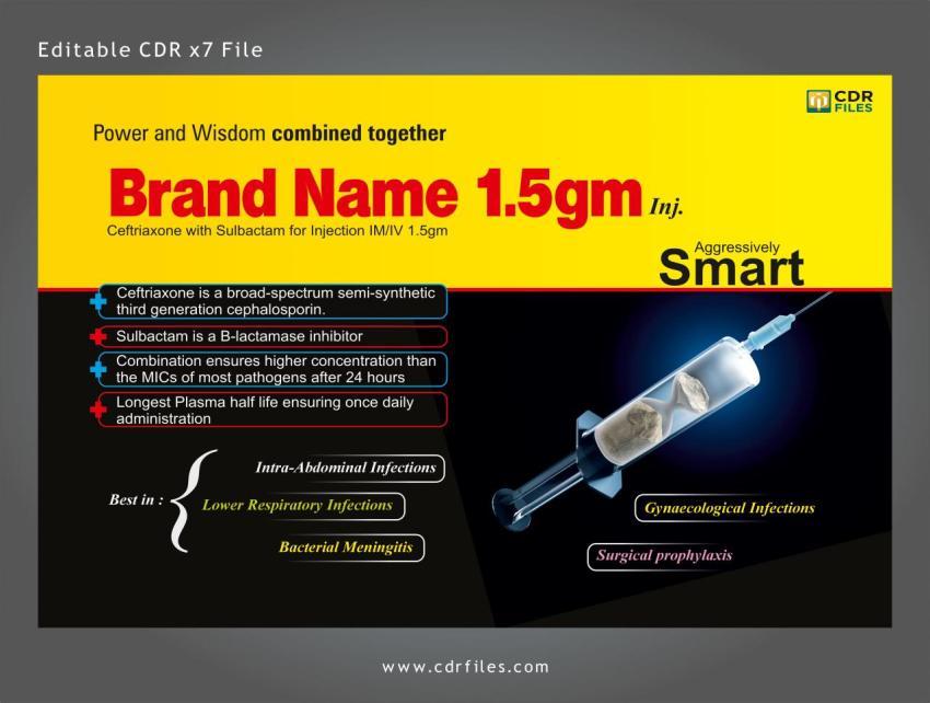 Ceftriaxone with Sulbactam for Injection IMIV 1 5gm Injection