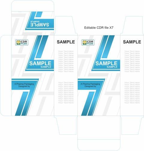 Top Bottom Blue Patti Grey Design Syrup Idrop Suspension Mono Carton