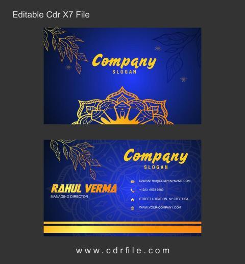 Mandala Premium visiting Card