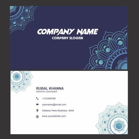 MANDALA VISITING CARD