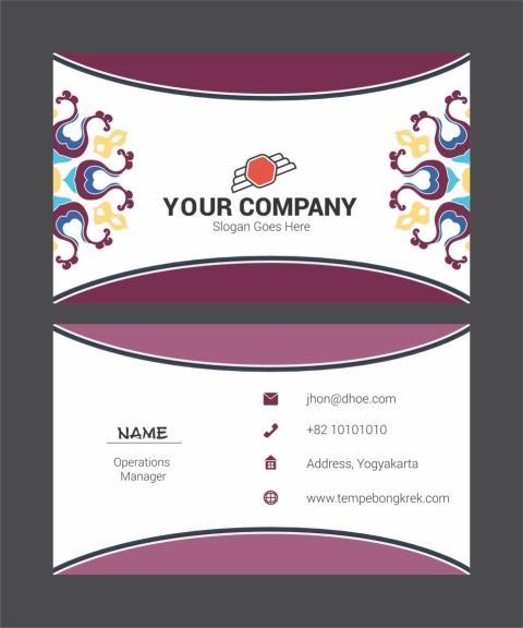 MANDALA TOUCH VISITING CARD